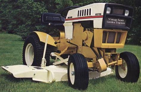 1974 Sears Suburban 12 Garden Tractor steering shaft half gear and linkage. . Sears garden tractor parts